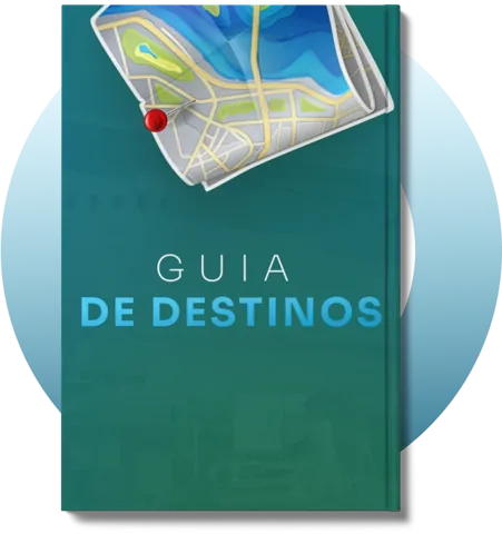Mockup do bônus Guia de Destinos Imperdíveis